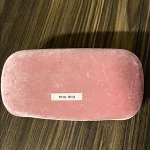 Miumiu sunglasses case
